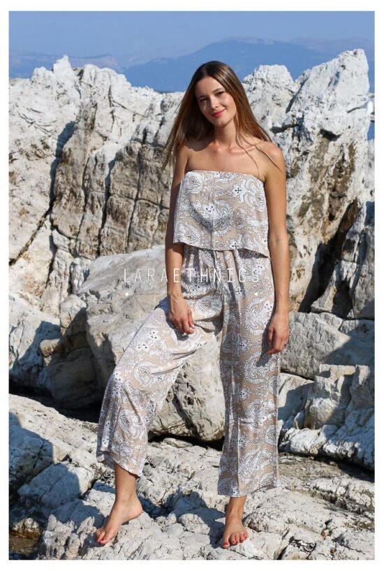 JUMPSUIT WITH FLOUNCE Lara Ethnics