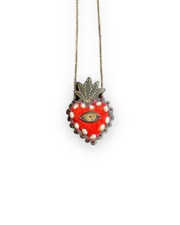 Sacred Heart Handmade Necklace