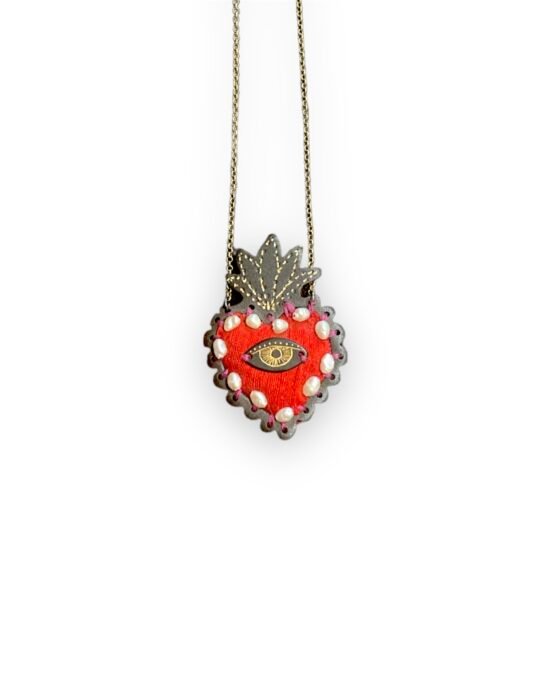 Sacred Heart Handmade Necklace