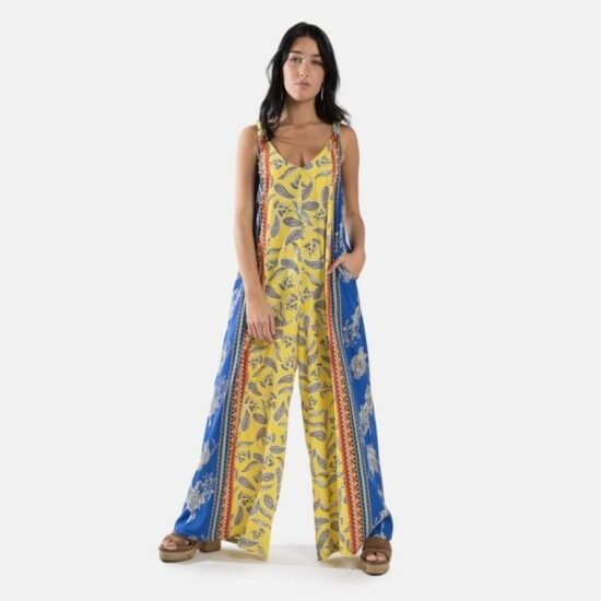 Bright Paisley Jumpsuit