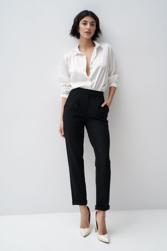 Chic black trousers