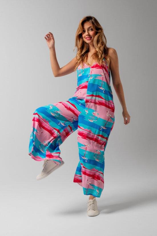 Flamingo Design Jumpsuit