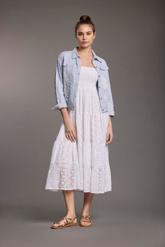 Light Cotton Embroidered Jacket