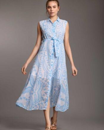 Iris Maxi Shirt Dress 2