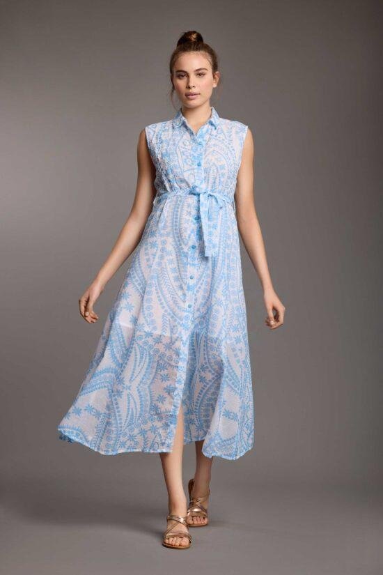 Iris Maxi Shirt Dress 2