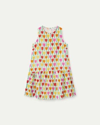 Compania Fantastica Short Dress – Tulip Print