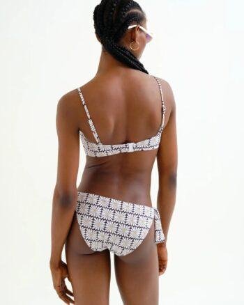Compania Fantastica Bikini Top – Olive Flow Print