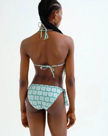 Compania Fantastica Bikini Top – Olive Print