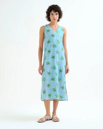 Compania Fantastica Midi Dress – Coconut Print