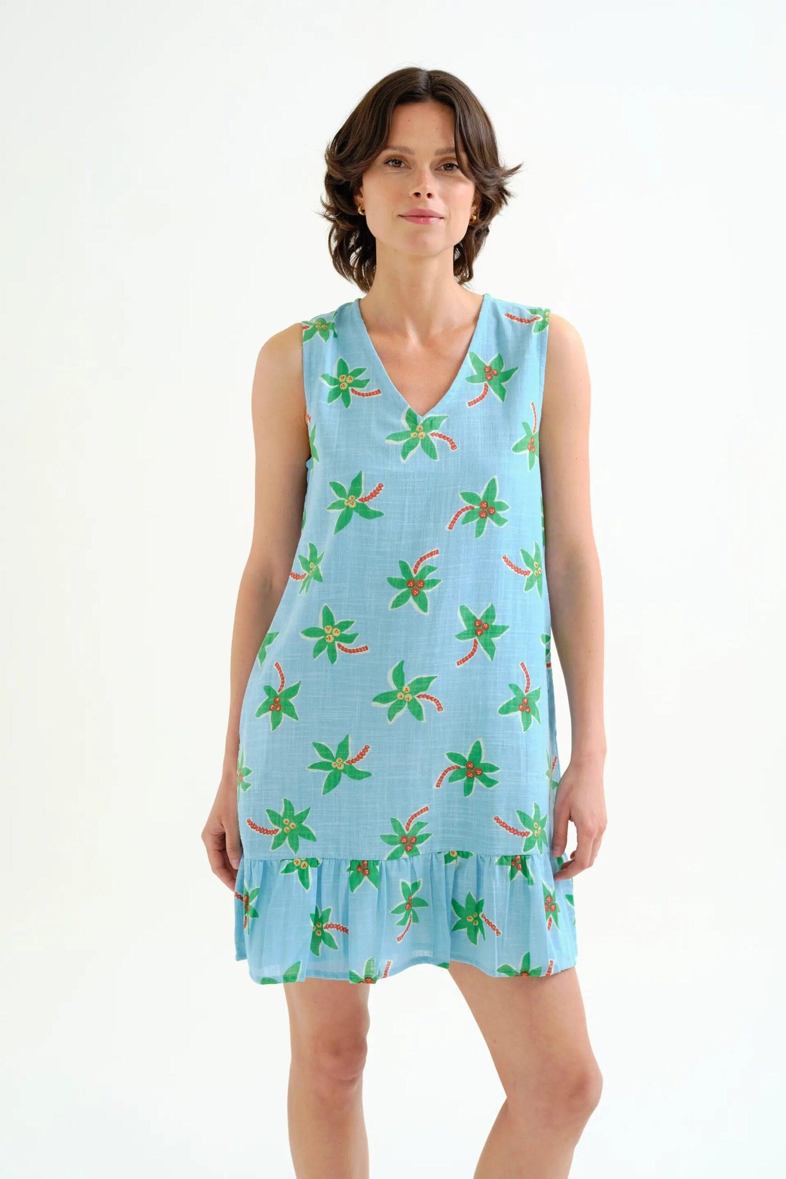 Compania Fantastica Short Dress – Coconut Print 1 Compania Fantastica Short Dress – Coconut Print