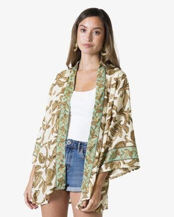 Boho Viscose Long Kimono