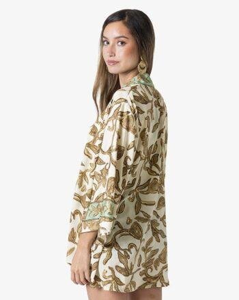 Boho Viscose Long Kimono