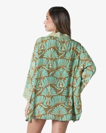 Tropical Long Kimono
