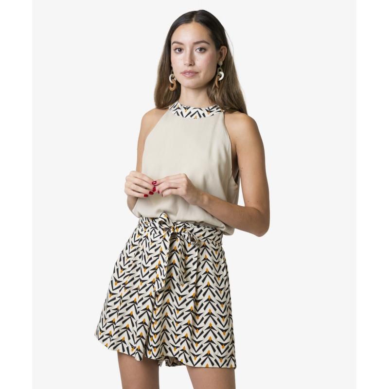 V-Print Flowy Shorts 2 V-Print Flowy Shorts - Image 2