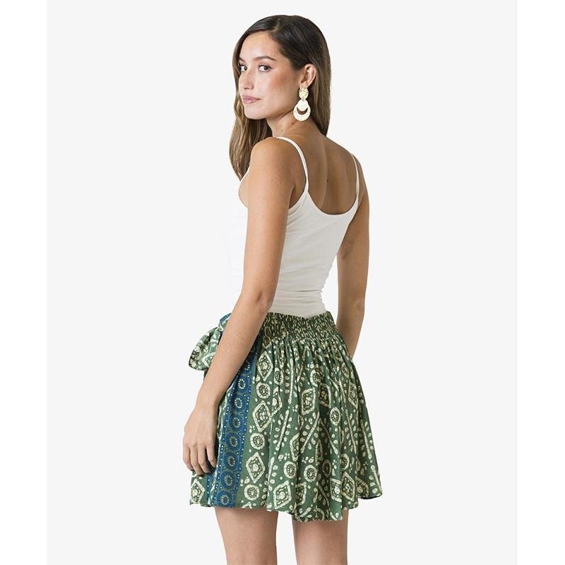 Green Polysilk Shorts 3 Green Polysilk Shorts - Image 3