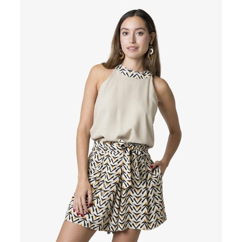 V-Print Flowy Shorts 1 V-Print Flowy Shorts