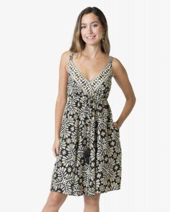 Block Print Short Dress