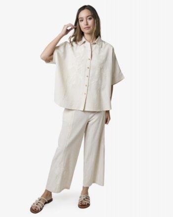Linen Blend Trousers
