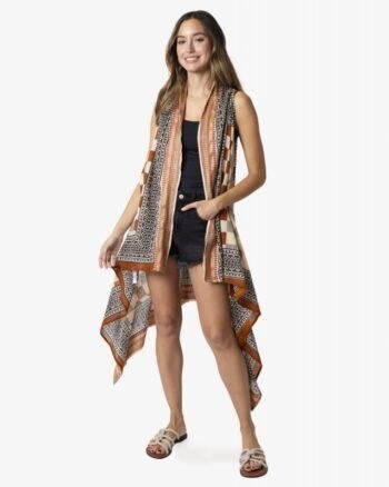 Block Print Vest