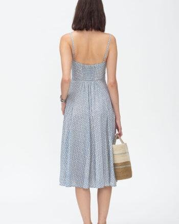 Colores Victoria Dress – Mikro English Blue