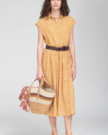 Colores Diane Dress – Leaves Tinsel