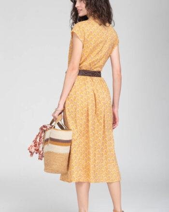 Colores Diane Dress – Leaves Tinsel