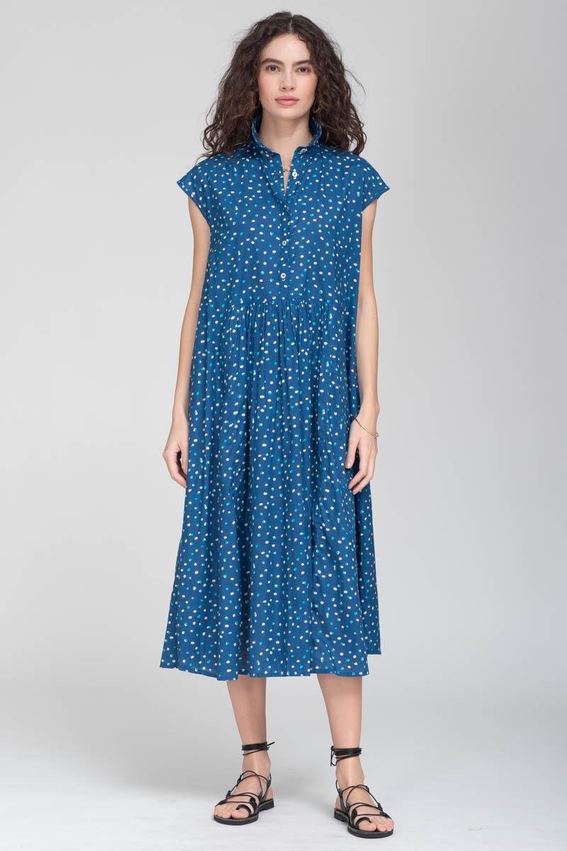 Colores Diane Dress – Classic Blue 1 Colores Diane Dress – Classic Blue