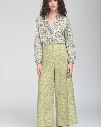Colores Pascale Palajo Trousers – Leaves Woobdine