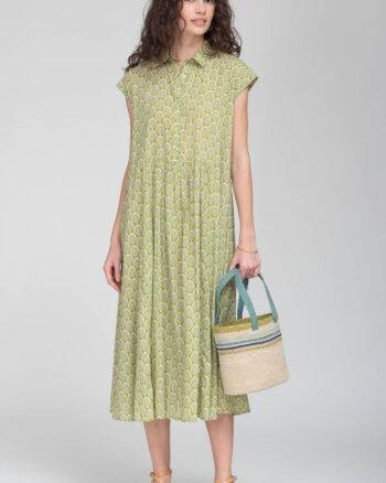 Colores Diane Dress – Leaves Woobdine