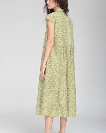 Colores Diane Dress – Leaves Woobdine